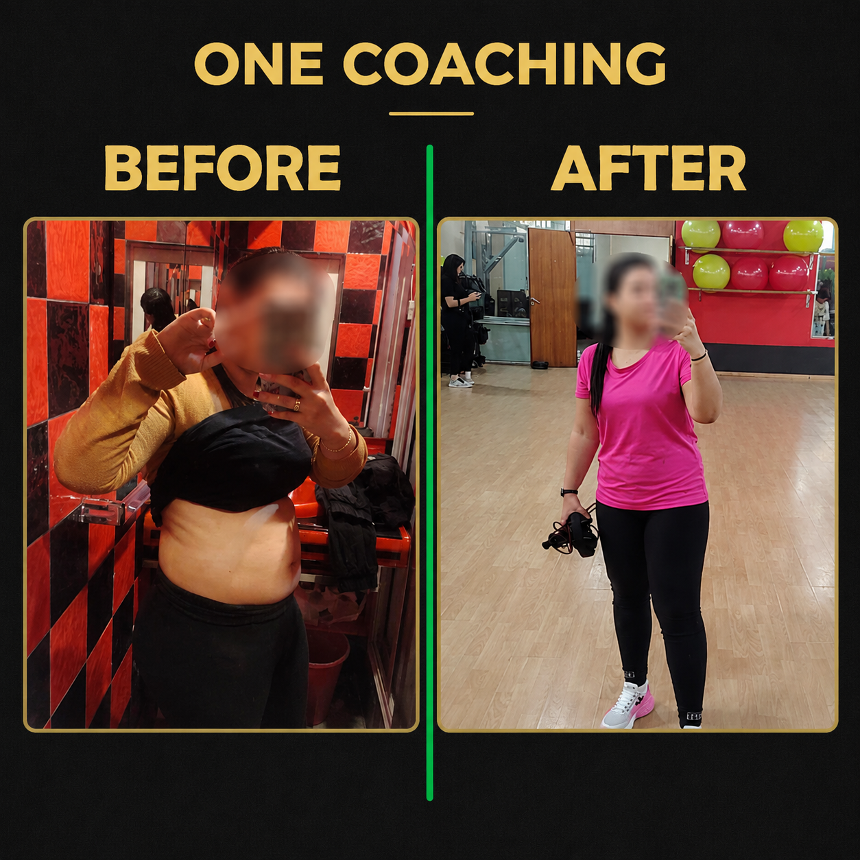 ONE COACHING client transformation